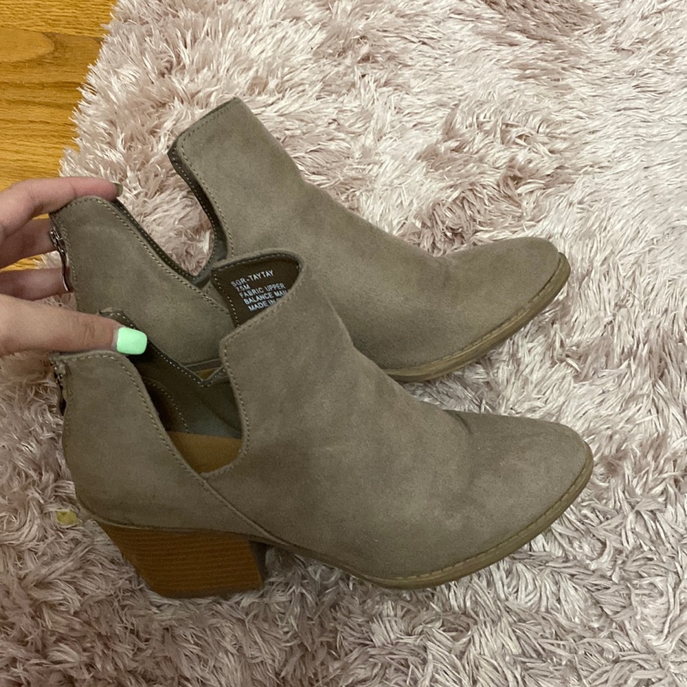 Tan Booties